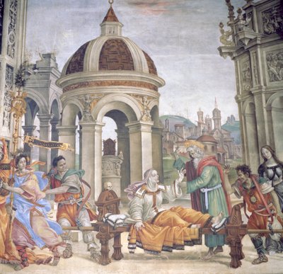 La Resurrezione di Drusiana, dalla Cappella Strozzi, 1502 da Filippino Lippi